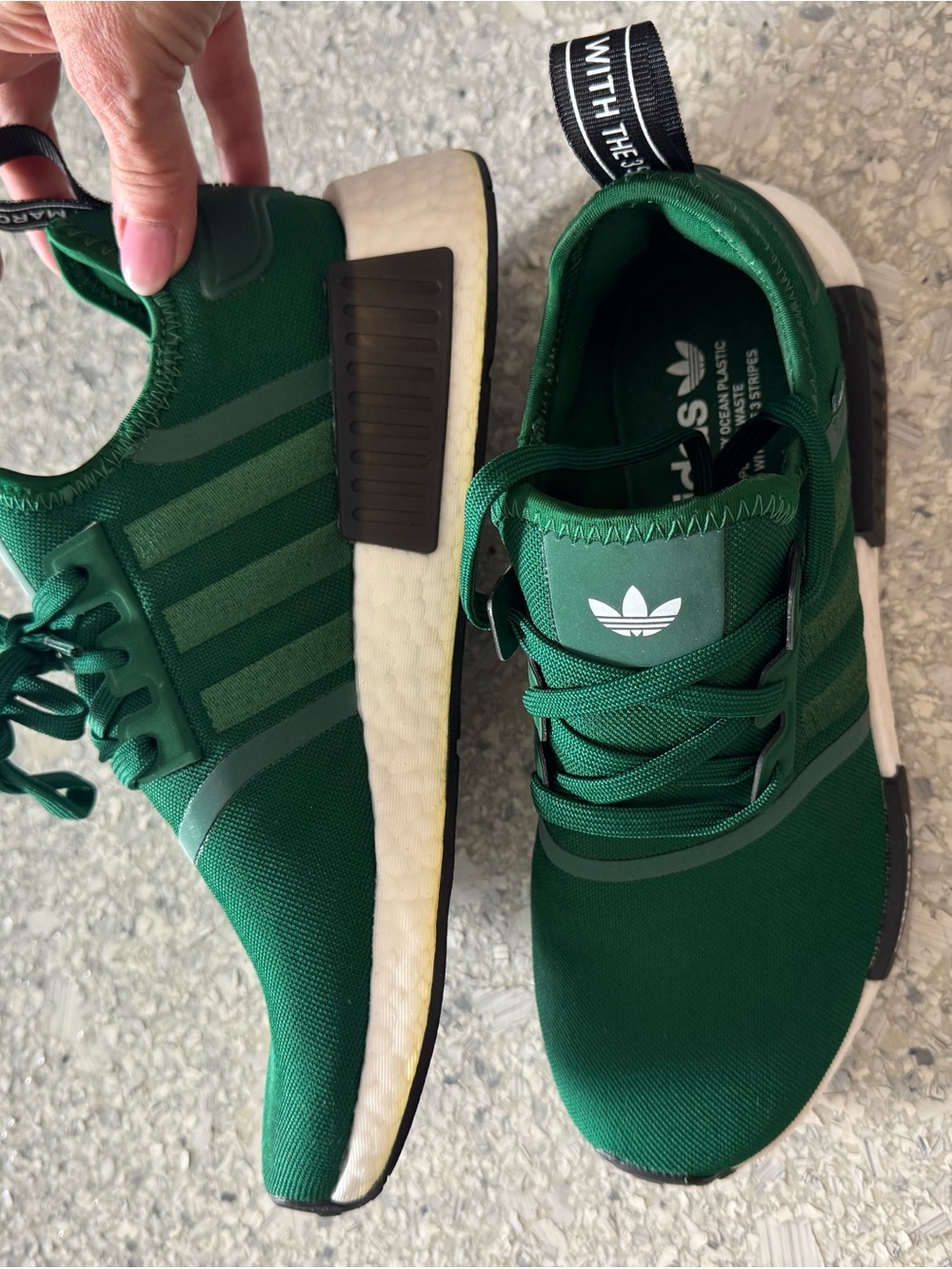 Adidas Green Athletic Shoes - Picture 6 of 9